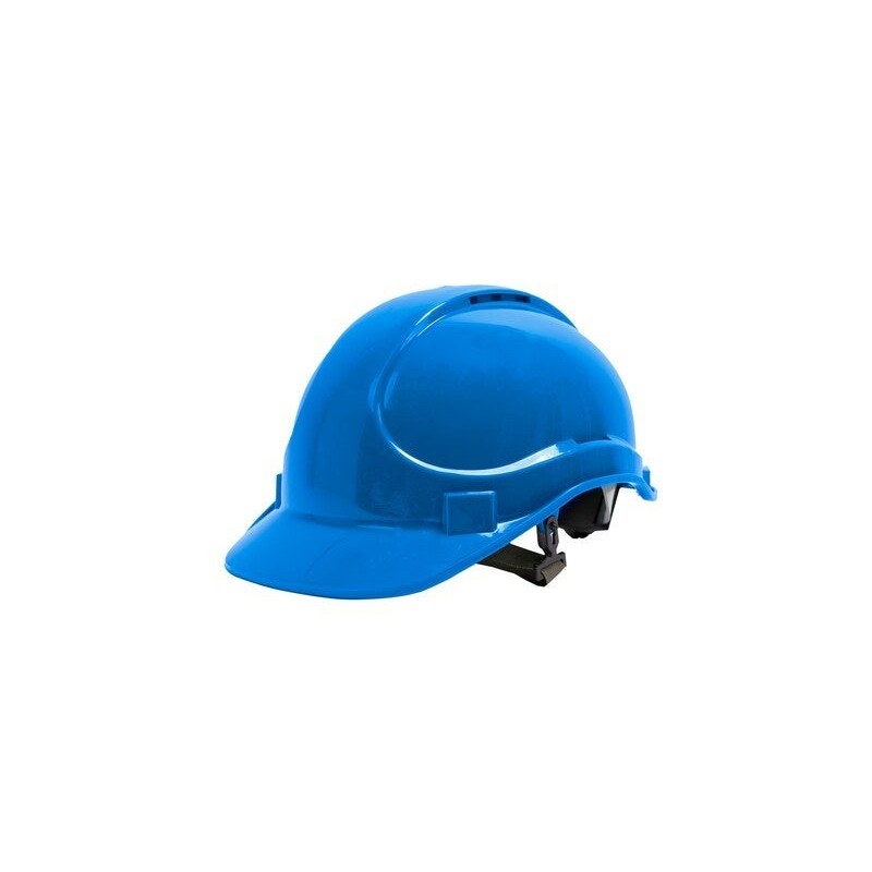 Casque de protection bleu DEXTER, taille ajustable