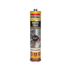 Mastic de fixation SOUDAL, blanc, 280 ml