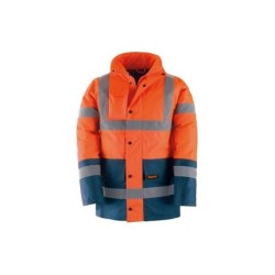 Parka haute visibilité orange taille XL KAPRIOL