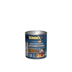 Lasure BONDEX 2en1 haute protection 5 ans chêne moyen satiné 1 L