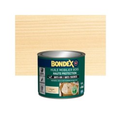 Huile BONDEX mobilier bois haute protection incolore mat, 0.5 L