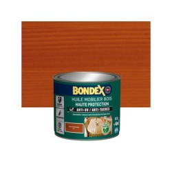 Huile BONDEX mobilier bois haute protection teck mat, 0.5 L