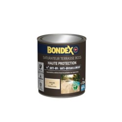 Saturateur terrasse bois haute protection BONDEX, incolore, mat 1 L