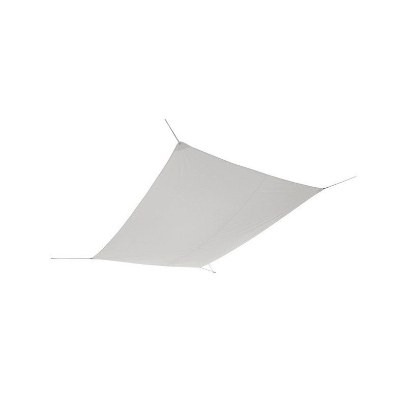 Voile d'ombrage rectangulaire, L.400 x l.295 cm, blanc