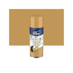 Peinture aérosol Color touch DULUX VALENTINE ocre dorée satiné 400 ml