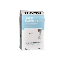 Joint poudre carrelage / mosaïque AXTON blanc 1KG