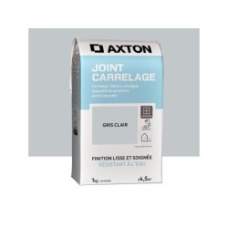 Joint poudre carrelage / mosaïque AXTON gris clair 1KG