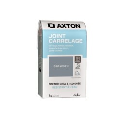 Joint poudre carrelage / mosaïque AXTON gris moyen 1KG