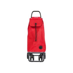 Chariot de course 4 roues / 2 pivotantes pliant 43l rolser i-max mf rouge