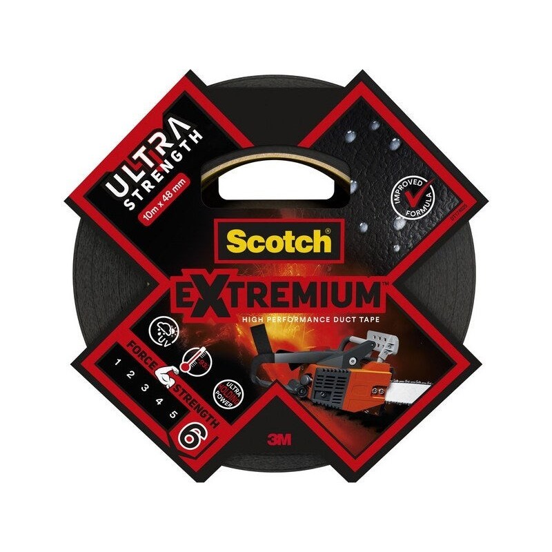 Adhésif de réparation Extremium SCOTCH L.10 m x l.48 mm noir