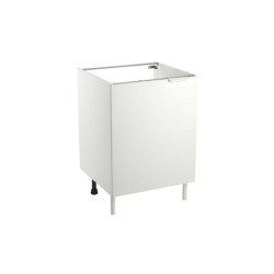 Meuble bas 60cm 1 porte ELEKI blanc