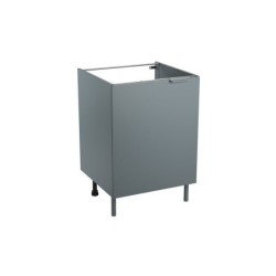 Meuble bas 60cm 1 porte ELEKI gris