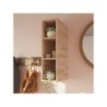 Meuble haut N 20cm  niche 2 tablettes ELEKI bois