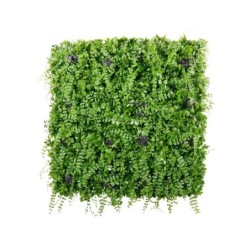 Mur vegetal artificiel foret tempérée, 30% recyclé, H.1 x L.1m, IDEAL GARDEN