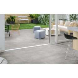 Lot de 4 plinthes Urban, gris clair, h. 8 x h. 60 cm, Ep.9.5 mm