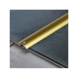 Barre de seuil à visser aluminium finition laiton, l.30 mm x L.166 cm ARTENS