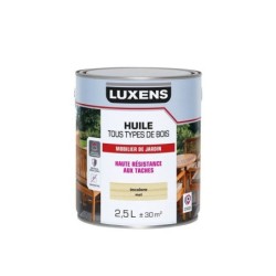 Huile pour bois extérieur LUXENS incolore mat 2.5 l