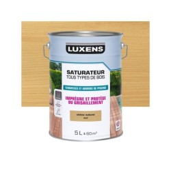 Saturateur pour bois extérieur LUXENS chêne naturel mat 5 l