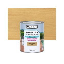 Saturateur pour bois extérieur LUXENS chêne naturel mat 1 l