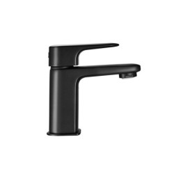 Robinet de lave-mains eau froide noir mat, SENSEA Remix S