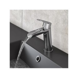 Mitigeur lavabo chromé lustré, SENSEA Icone cascade M