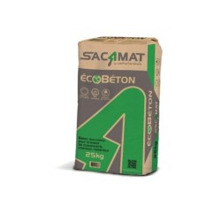 Beton bas carbone gris SACAMAT, 25 kg