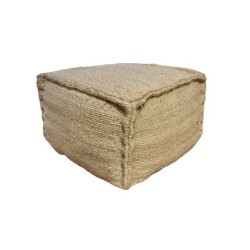 Pouf naturel l.45 X L.45XH.30