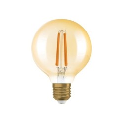 Lot de 2 Led globe 80 à filament ambre 55 w chaud OSRAM