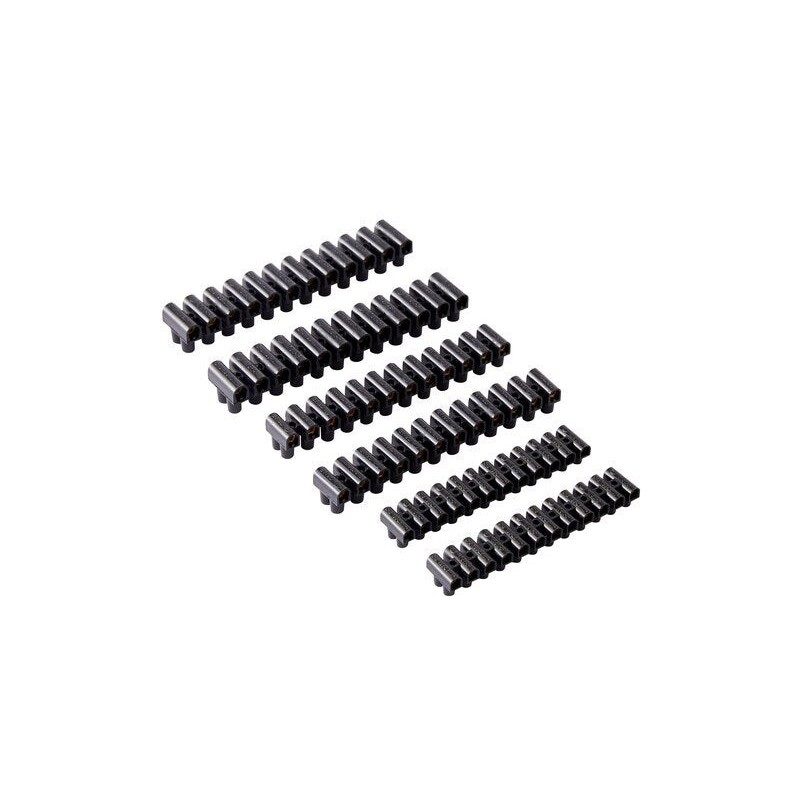 Lot de 6 barrettes de dominos électriques, pour rigide et souple LEXMAN