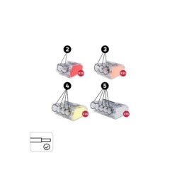 Lot de 85 minibornes automatiques, 2.5mm² pour rigide et souple LEXMAN