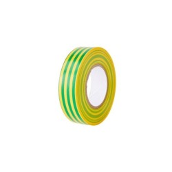 Ruban adhésif, L.20 m x l.19 mm jaune / vert, LEXMAN