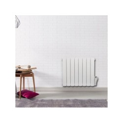 Radiateur électrique inertie fluide 1500 W blanc