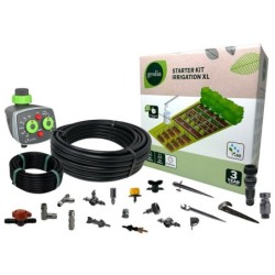 Kit goutte à goutte balcon + programmateur GEOLIA L.25 m Diam.14 mm