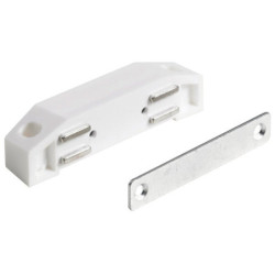 Lot De 2 Aimants Magnétiques Plastique Hettich, L.17.3 X L.75.0 Mm