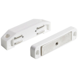 Lot De 2 Aimants Magnétiques Plastique Hettich, L.17.3 X L.75 Mm