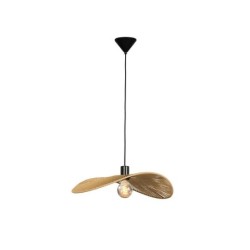 Suspension EGLO Siruela E27 naturel corde l.56 x 40 cm