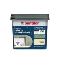 Peinture meuble coquille satin SYNTILOR Renov' cuisine et bain 0.75l