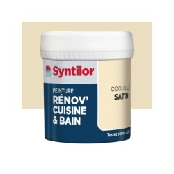 Testeur peinture meuble coquille satin SYNTILOR Renov' cuisine et bain 0.075l