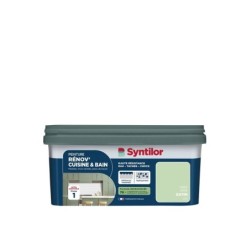 Peinture meuble vert jade satin SYNTILOR Renov' cuisine et bain 2l