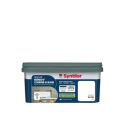 Peinture meuble blanc satin SYNTILOR Renov' cuisine et bain 2l