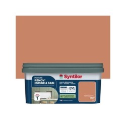 Peinture meuble terracotta mat SYNTILOR Renov' cuisine et bain 2l