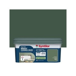 Peinture meuble ombre fougère mat SYNTILOR Renov' cuisine et bain 2l