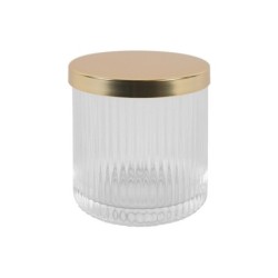 Pot coton SENSEA Gatsby transparent doré