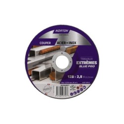 Disque acier/inox NORTON extreme 125x2,5