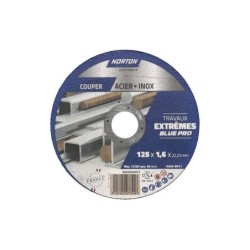 Disque acier/inox NORTON extreme 125x1,6