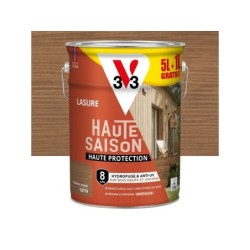 Lasure V33 haute saison 8 ans chêne moyen satiné 5L+20% gratuit