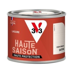 Lasure V33 Haute saison 8 ans cèdre blanc satiné 0.125 l