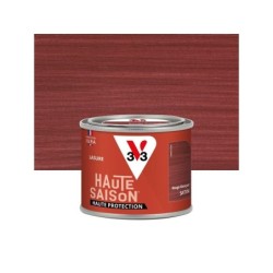 Lasure V33 Haute saison 8 ans rouge basque satiné 0.125 l