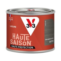 Lasure V33 Haute saison 8 ans gris anthracite satiné 0.125 l