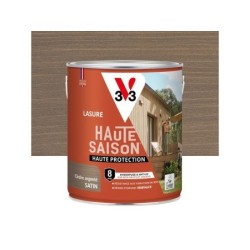 Lasure V33 Haute saison 8 ans cèdre blanc satiné 2.5 l